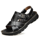 Sandália Masculina Ortopédica em Couro Legítimo - Compre 1 Leve 2