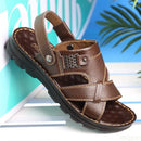 Sandália Masculina Ortopédica em Couro Legítimo - Compre 1 Leve 2