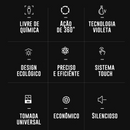 Mata Mosquito LED Silencioso Portátil USB - NanoViolet