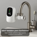 Aquecedor de Água Instantâneo com Display Digital Bivolt | Pague 1 Leve 2 + BRINDE