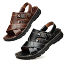 Sandália Masculina Ortopédica em Couro Legítimo - Compre 1 Leve 2