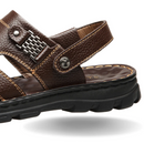Sandália Masculina Ortopédica em Couro Legítimo - Compre 1 Leve 2