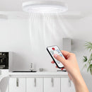 Lâmpada Com Ventilador Embutido Turbo Led 2 em 1