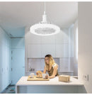 Lâmpada Com Ventilador Embutido Turbo Led 2 em 1